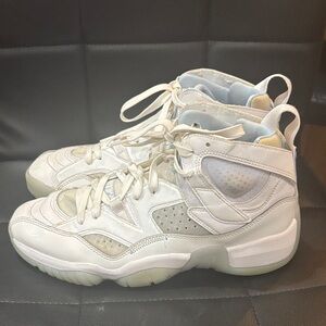 Jordan White and Gray High-Tops